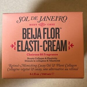 BNIB Sol de Janeiro Beija Flor Elasti-Cream in CHEIROSA 68 fragrance 8.1oz